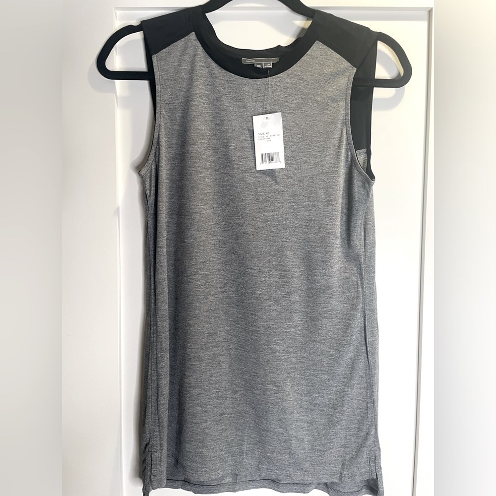NWT Vince Gray/ Black Cami - Size XS
